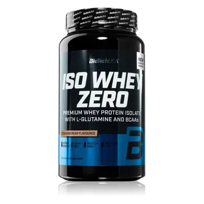 BioTechUSA Iso Whey Zero syrovátkový protein příchuť Cookies & Cream 908 g