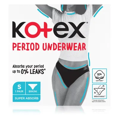 Kotex Period Underwear Size S menstruační kalhotky velikost S 1 ks