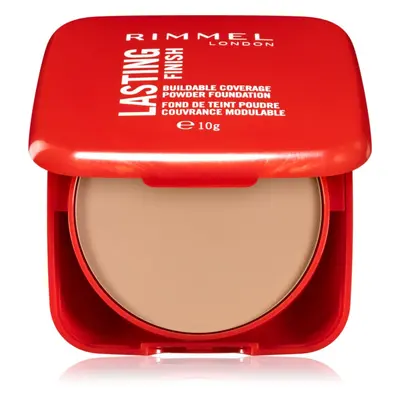 Rimmel Lasting Finish Buildable Coverage jemný kompaktní pudr odstín 004 Rose Ivory 7 g