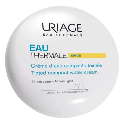 Uriage Eau Thermale Water Cream Tinted Compact SPF 30 hedvábný pudr pro sjednocení barevného tón