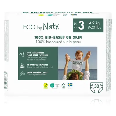 ECO by Naty Nappies Midi Size 3 jednorázové EKO pleny 4-9 kg 30 ks