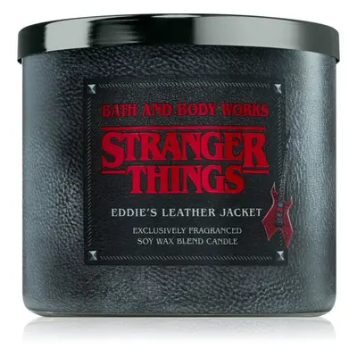 Bath & Body Works Stranger Things Eddie's Leather Jacket vonná svíčka 411 g