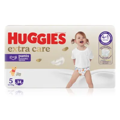 Huggies Extra Care Pants Size 5 jednorázové plenkové kalhotky 12 - 17 kg 34 ks