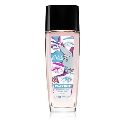 Playboy Sexy So What deodorant s rozprašovačem pro ženy 75 ml