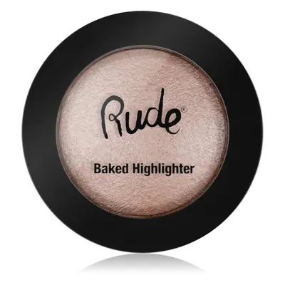 Rude Cosmetics Baked Highlighter kompaktní pudrový rozjasňovač odstín All Eyes On Me 7 g