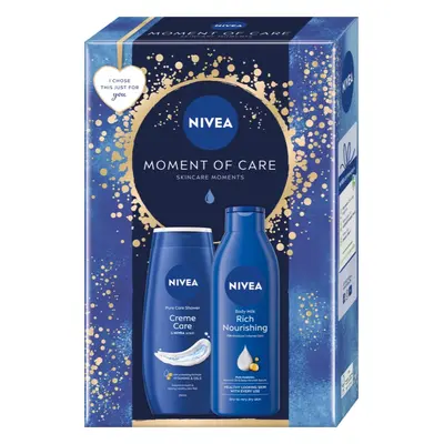 NIVEA Moment of Care dárková sada na tělo