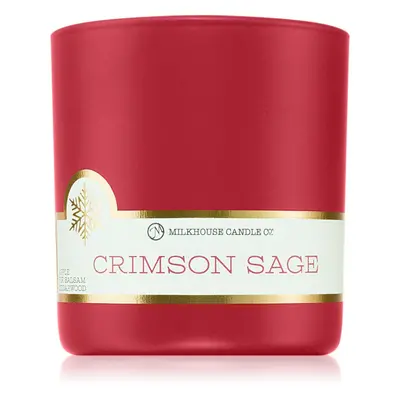 Milkhouse Candle Co. LE Winter Crimson Sage vonná svíčka 226 g