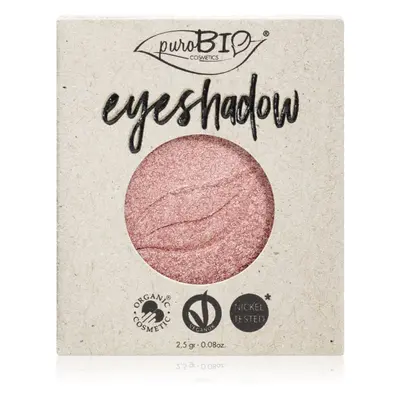 puroBIO Cosmetics Compact Eyeshadows oční stíny náhradní náplň odstín 25 Pink 2,5 g