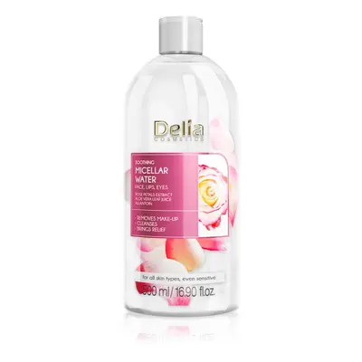 Delia Cosmetics Micellar Water Rose Petals Extract zklidňující čisticí micelární voda 500 ml