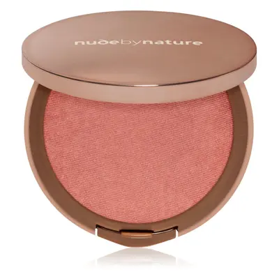 Nude by Nature Cashmere Pressed Blush pudrová tvářenka s vyživujícím účinkem odstín Pink Lilly 6