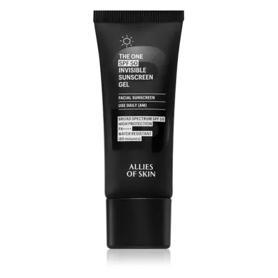 Allies of Skin Deluxe The One SPF 50 Invisible Sunscreen Gel opalovací krém na obličej s vysokou