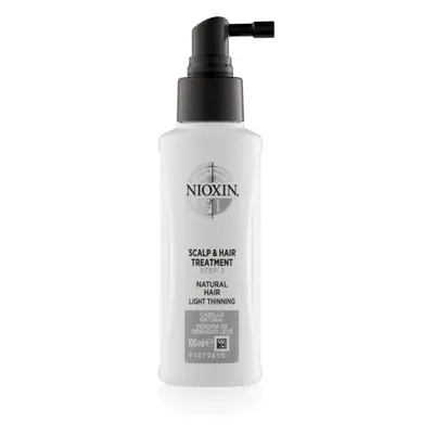 Nioxin System 1 Scalp And Hair Treatment bezoplachová péče pro jemné nebo řídnoucí vlasy 100 ml