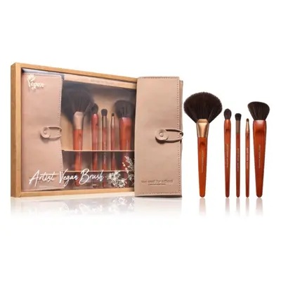 Too Cool For School Artist Vegan Brush Set sada štětců s pouzdrem