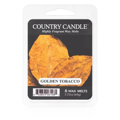 Country Candle Golden Tobacco vosk do aromalampy 64 g