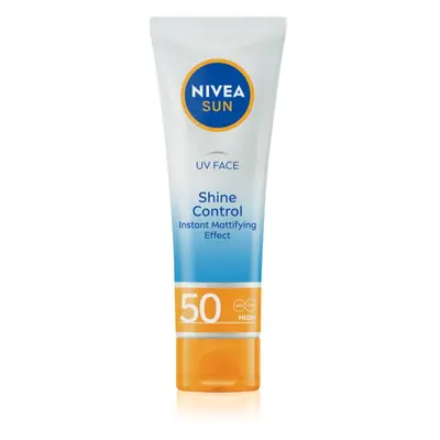 NIVEA SUN UV FACE lehký zmatňující pleťový krém na opalování SPF 50 50 ml