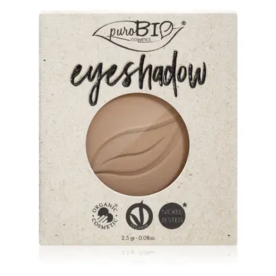 puroBIO Cosmetics Compact Eyeshadows oční stíny náhradní náplň odstín 02 Dove Gray 2,5 g