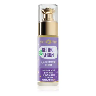 Purity Vision BIO Retinol noční sérum zpomalující projevy stárnutí pleti 30 ml