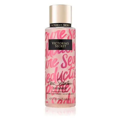 Victoria's Secret Pure Seduction Shimmer tělový sprej se třpytkami pro ženy 250 ml