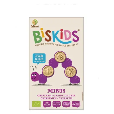 Belkorn Biskids Minis mini sušenky s chia semínky 120 g