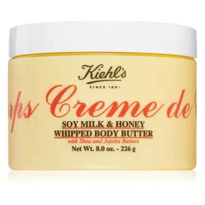 Kiehl's Creme de Corps Soy Milk & Honey Whipped Body Butter tělové máslo s bambuckým máslem 226 