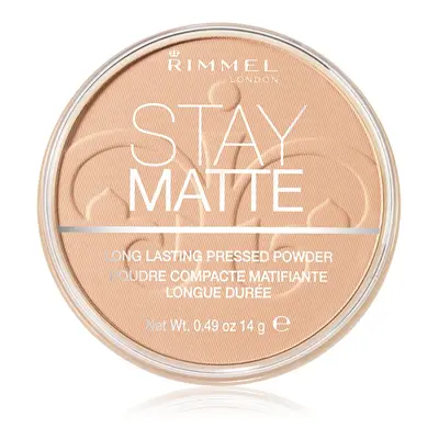 Rimmel Stay Matte pudr odstín 004 Sandstorm 14 g