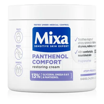 MIXA Panthenol Comfort regenerační tělový krém pro suchou až atopickou pokožku 400 ml