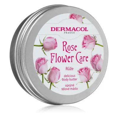 Dermacol Flower Care Rose vyživující tělové máslo s vůní růží 75 ml