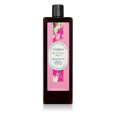 Phytorelax Laboratories Peony Bouquet sprchový a koupelový gel 500 ml