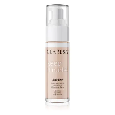 Claresa Keep It Nude hydratační make-up pro sjednocení barevného tónu pleti odstín 03 Cool Mediu