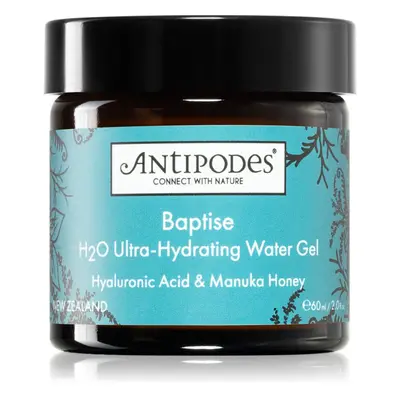 Antipodes Baptise H₂O Ultra-Hydrating Water Gel lehký hydratační gelový krém na obličej 60 ml