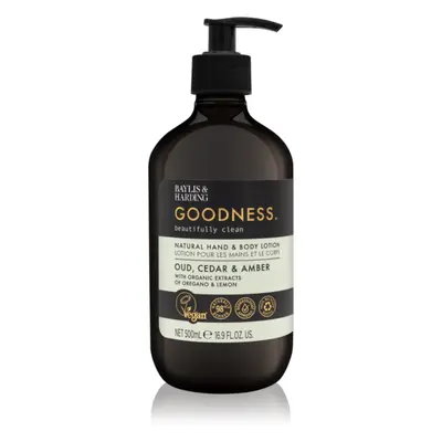 Baylis & Harding Goodness Oud, Cedar & Amber jemné tělové mléko 500 ml