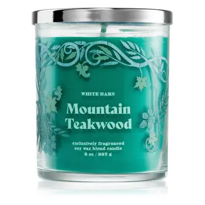 Bath & Body Works Mountain Teakwood vonná svíčka 227 g