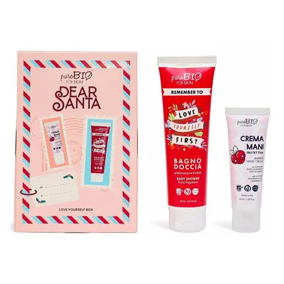 puroBIO Cosmetics Dear Santa Love yourself Box dárková sada na tělo 2 ks