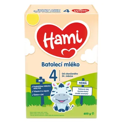 Hami 4 batolecí mléko 600 g