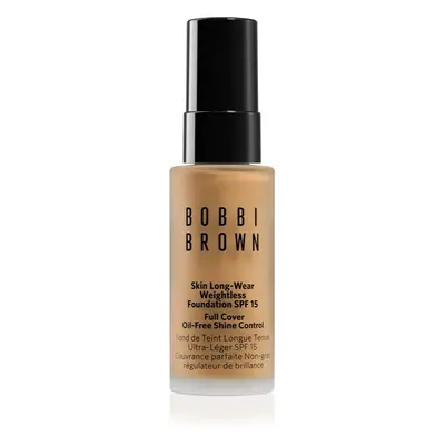 Bobbi Brown Mini Skin Long-Wear Weightless Foundation dlouhotrvající make-up SPF 15 odstín Honey