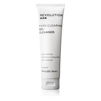 Revolution Man Pore Clearing čisticí gel pro hydrataci pleti a minimalizaci pórů 150 ml