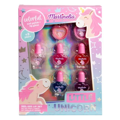 Martinelia Little Unicorn Nail & Lip Set dárková sada pro děti