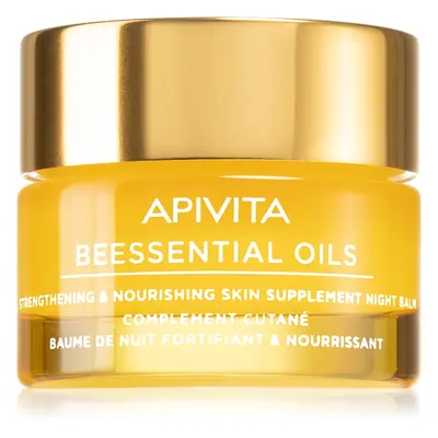 Apivita Beessential Oils Strengthening & Nourishing Night Balm noční pleťový balzám pro výživu a