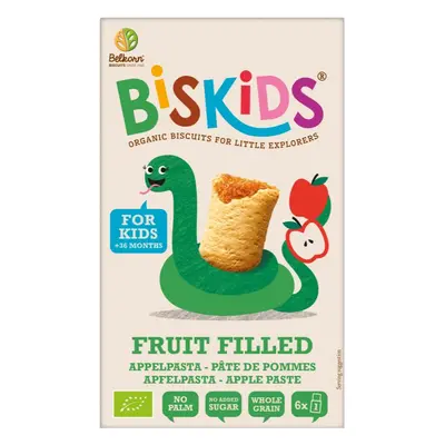 Belkorn Biskids Fruit Filled sušenky s jablečným pyré 150 g