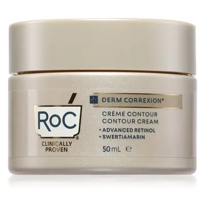 RoC Derm Correxion Contour zpevňující protivráskový krém na obličej s retinolem 50 ml