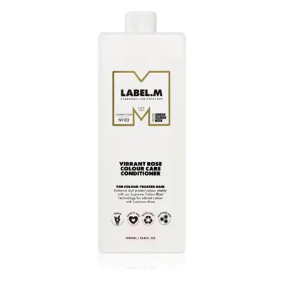 label.m Vibrant Rose Colour Care Conditioner hydratační kondicionér pro barvené vlasy 1000 ml