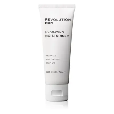 Revolution Man Hydrating hydratační pleťový krém se zklidňujícím účinkem 75 ml