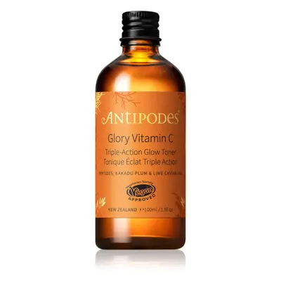 Antipodes Glory Vitamin C Triple-Action Glow Toner rozjasňující tonikum pro sjednocení barevného