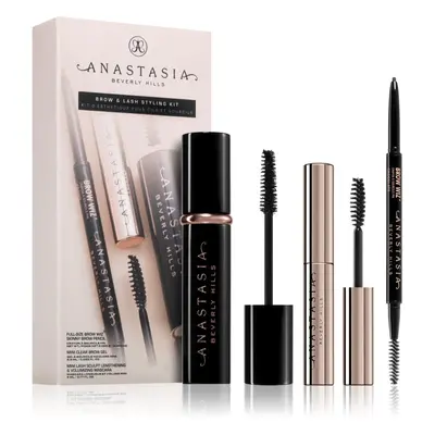 Anastasia Beverly Hills Brow & Lash Styling Kit dárková sada na oči a obočí odstín Soft Brown