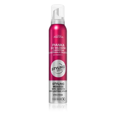 Joanna Styling Effect pěna na vlasy s extra silnou fixací 150 ml