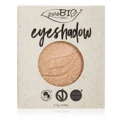 puroBIO Cosmetics Compact Eyeshadows oční stíny náhradní náplň odstín 01 Sparkling Wine 2,5 g