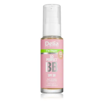 Delia Cosmetics BB So Perfect matující BB krém s hydratačním účinkem odstín 03 Dark 30 ml