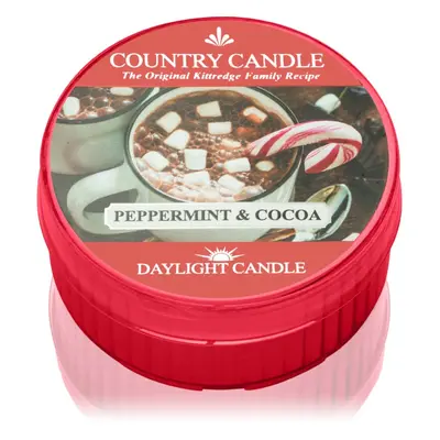 Country Candle Peppermint & Cocoa čajová svíčka 42 g