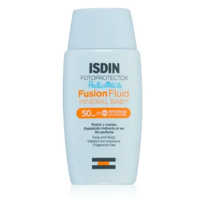 ISDIN Fotoprotector Fusion Fluid Mneral Baby minerální krém na opalování pro děti SPF 50 50 ml