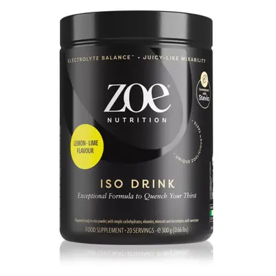 ZOE Iso Drink rehydratační iontový nápoj v prášku příchuť Lemon - Lime 300 g